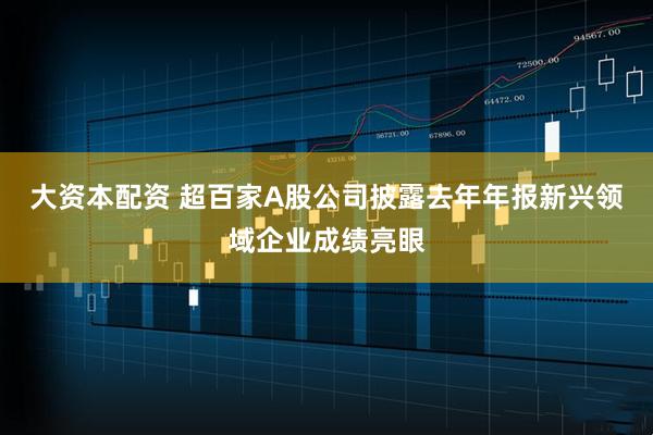 大资本配资 超百家A股公司披露去年年报新兴领域企业成绩亮眼